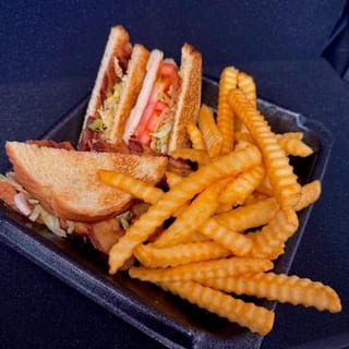 Chicken Club & Fries